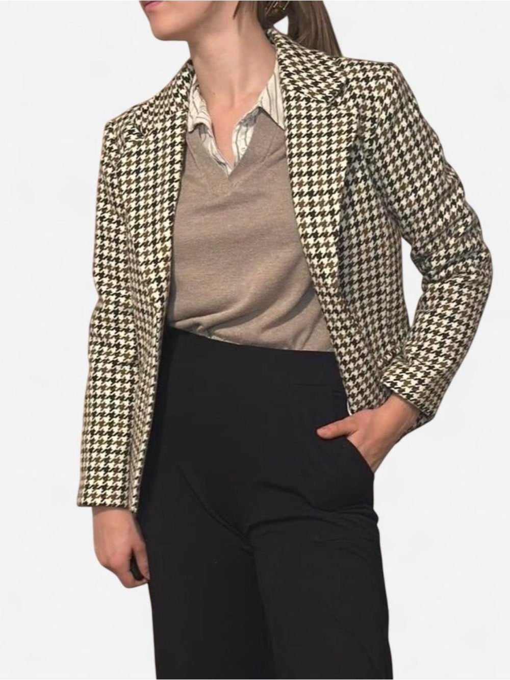 Mossino Houndstooth Blazer